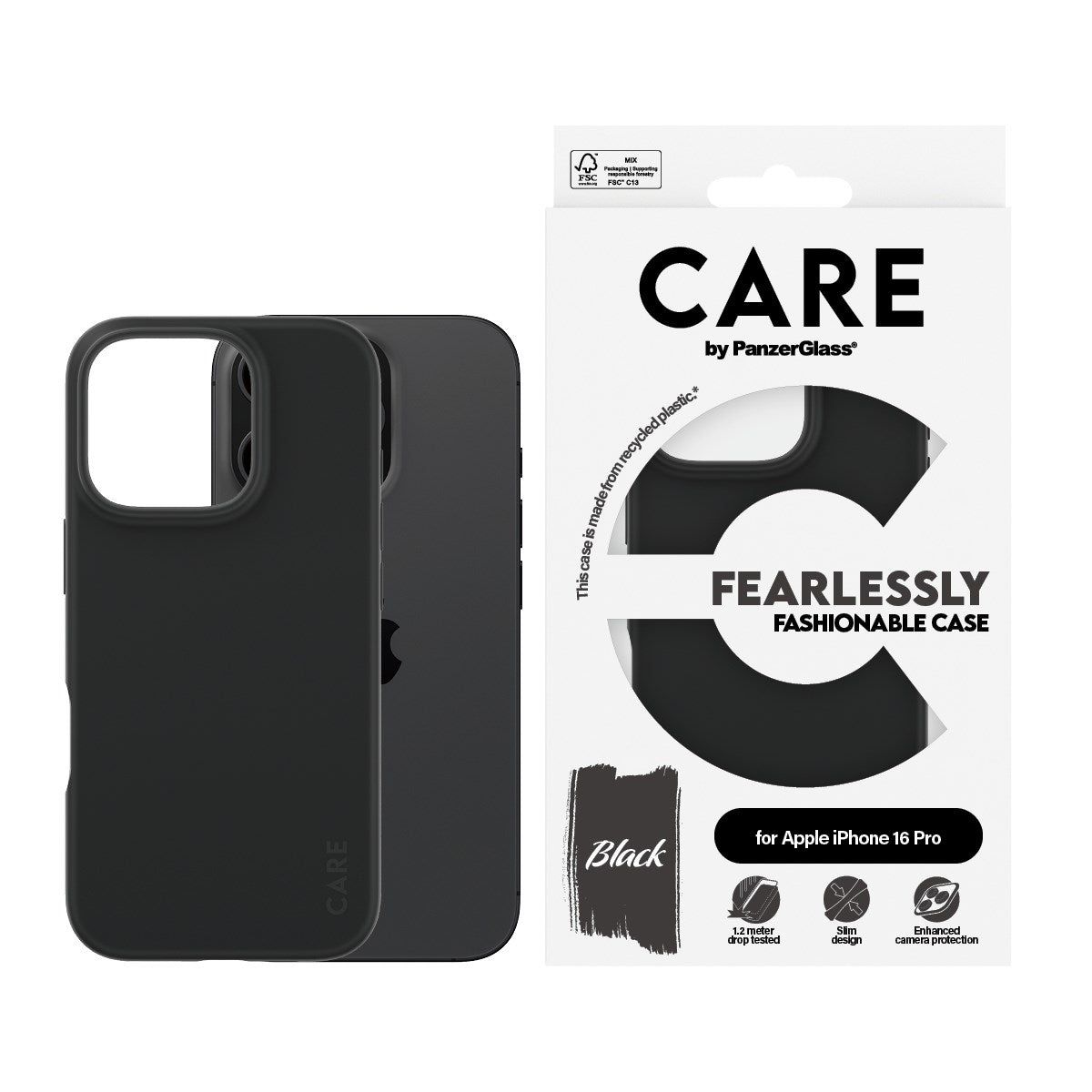 CARE by PanzerGlass iPhone 16 Pro Case