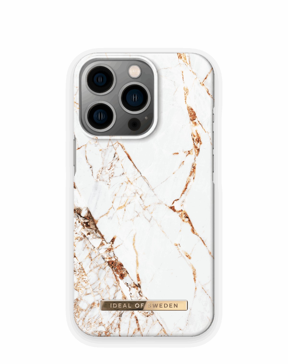 iDeal Of Sweden iPhone 14 Pro Fashion Case carrara-gold